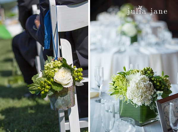 green and white wedding details by connecticut wedding photographer julia jane studios